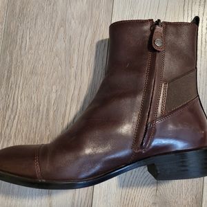 GEOX Respira Italian Leather Boots Size 6 ladies